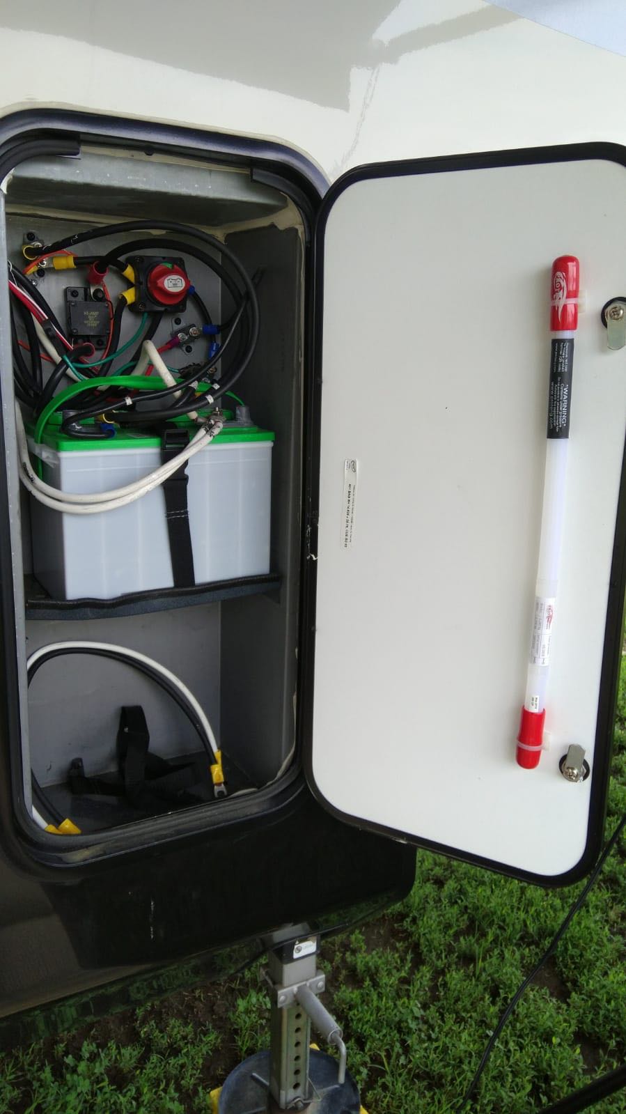 Protezione dell'ambiente delle batterie in un camper